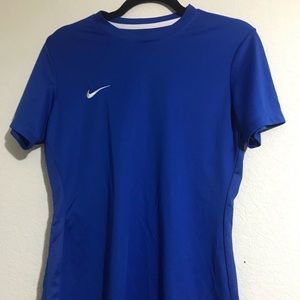 Nike dri-fit blue athletic shirt